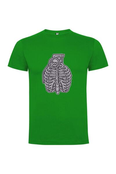 iLovePrints Titanium Cyber Skeleton Tshirt