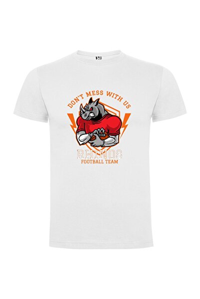 iLovePrints Rhino Ball Mascot Tshirt