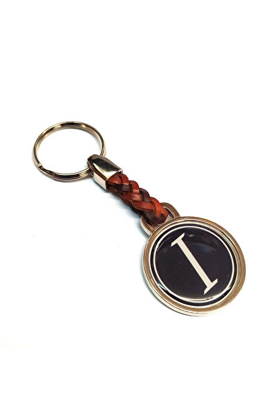 AMALFİ Monogram Leather Keychain