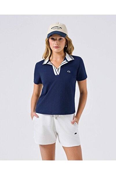 Ellesse 6SF5004-NV Γυναικείο μπλουζάκι πόλο με λαιμόκοψη - Ναυτικό μπλε