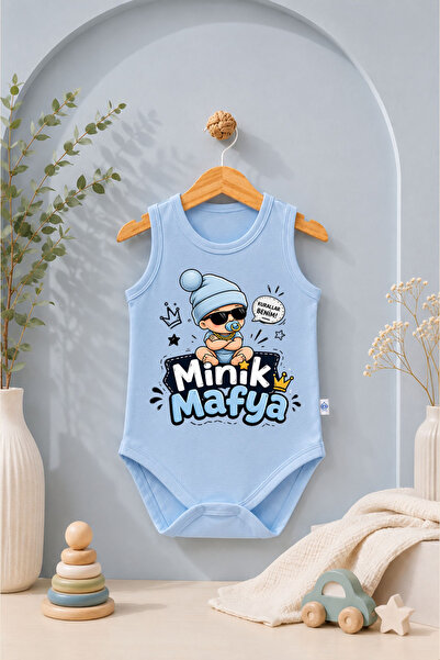 ModaXen Baby Bodysuit with Text and Tiny Baby Print, 100% Cotton Undershirt S...
