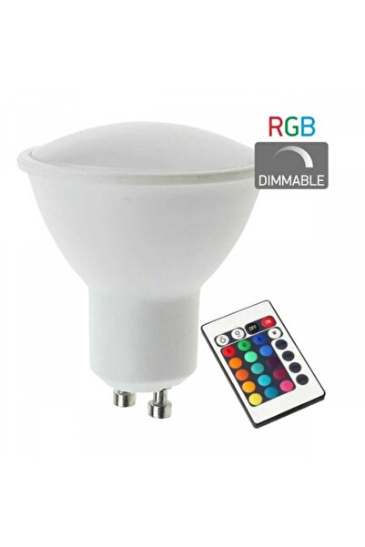 SPOTLIGHT Λάμπα LED GU10 με τηλεχειριστήριο/controler, 4,5W, RGBW (RGB + Warm...