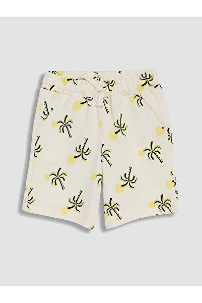 LC Waikiki Peak New Season Palm Patterned Boys' Shorts