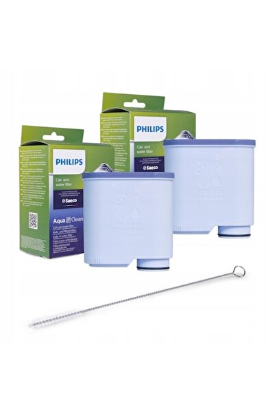 Philips Комплект от 2 водни филтъра AquaClean с четка за почистване, 5000 цик...