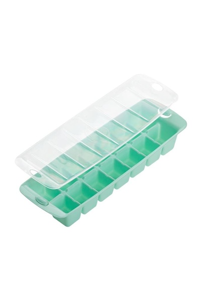 OEM Cutie pentru Cuburi de Gheață cu Capac, 14 compartimente, Verde
