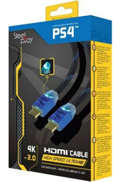 Other Steelplay Καλώδιο HDMI 2.0 Υψηλής Ταχύτητας 4K, Πλεκτό Καλώδιο HDMI 2.0...