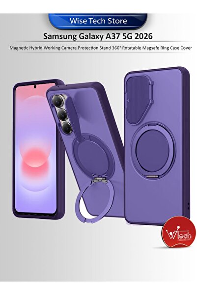 Wtech Samsung Galaxy A37 5G 2026 Magnetic Hybrid Working Camera Protection St...