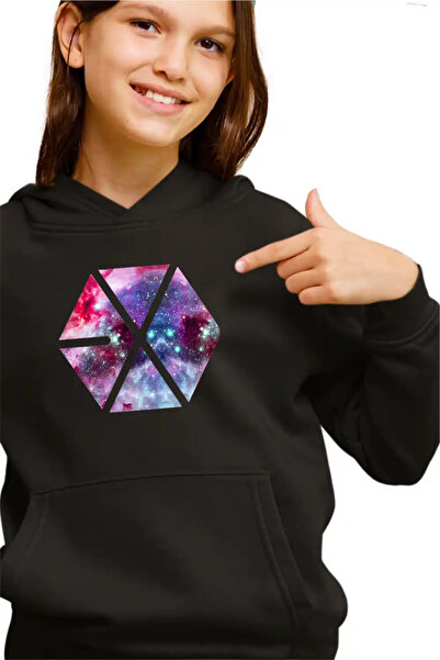 OEM Παιδικό Κοριτσίστικο Φούτερ EXO K-pop Εμπορεύματα με Θέμα το Κόσμο
