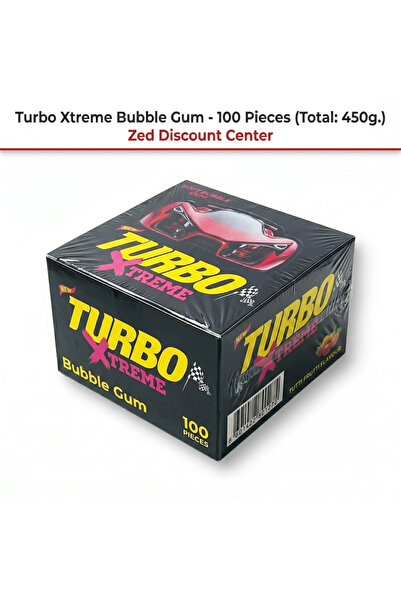 TURBO Gumă de mestecat Xtreme 100 bucăți (450g.)