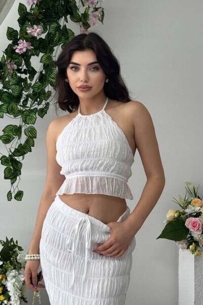 CKM MODA طقم زيروس المزدوج إكرو