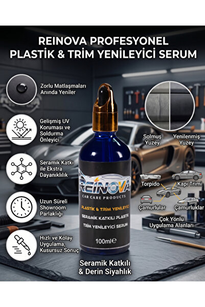 - Seramik Katkılı Plastik ve Trim Yenileyici Serum