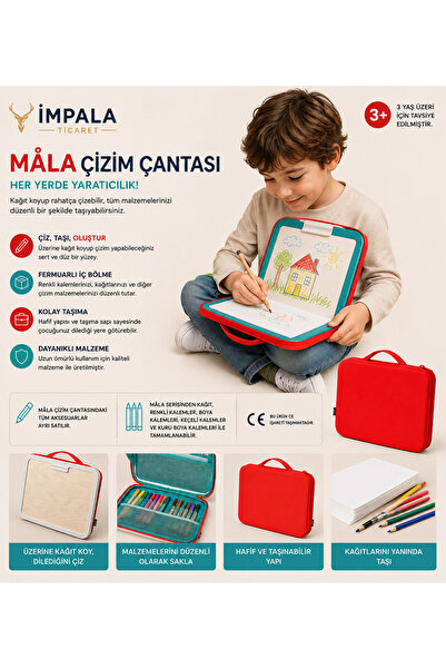 IKEA Mala Çocuk Çizim Çantası