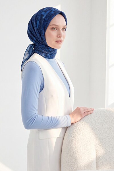Silk Home Lorena - Soft Scarf Melodi - Navy Blue - 73149-01