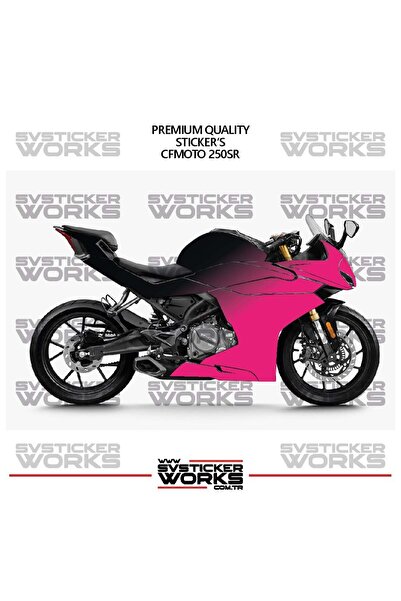 ARONA Cfmoto 250Sr Fairing Sticker Double Color Engine Fairing Model Ready Ki...
