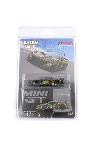 mini gt 1/64 Chevrolet Corvette Z06 GT3.R AWA 2025 IMSA Daytona 24 Hrs - Blis...
