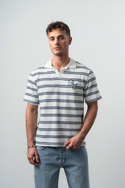 Respire Tricou polo Krep cu croială normală, bleumarin