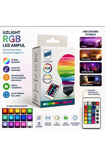 Store RGB KUMANDALI AMPUL