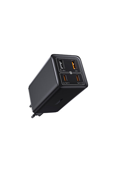 Baseus Încărcător de perete USB-C GaN6 Pro 100W cu 2x USB-A, 2x USB-C și cabl...