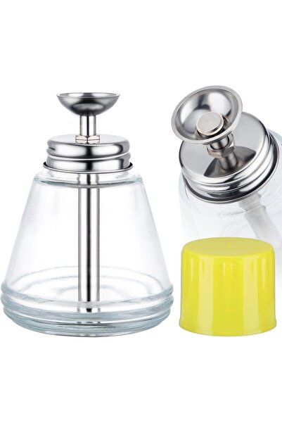 Arabest 6oz Nail Polish Remover Pump Dispenser 4.3×3.15 Inches, Durable Glass...