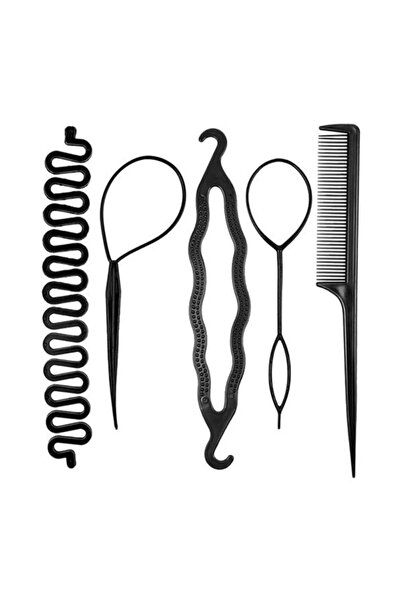 Lucy Style 2000 Set de 5 Accesorii pentru Impletirea Parului Lucy Style
