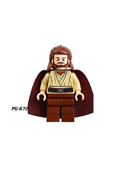 yamanS Qui-Gon Jinn Gizli Tehlike Figür Yapı Blok Oyuncak(Custom Model,Yeşil ...
