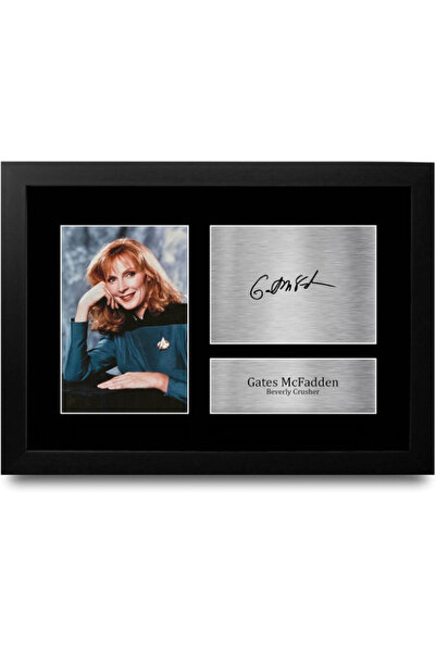 HWC Trading FR A4 Gates McFadden Star Trek Beverly Crusher Gifts Printed Sign...