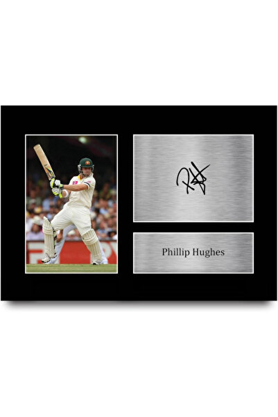 HWC Trading Phillip Hughes Australia Gifts Printed Signed Autograph Picture f...