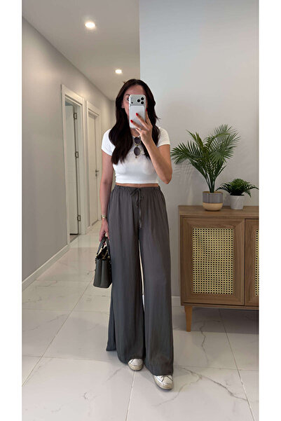 BİRCANÇİL Riva haki pantalone sa vezanjem u struku