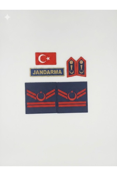 EJDER3200 ASAYİŞ 2 KADEME BAYRAK SPOLET JANDARMA YAZI 4 LÜ SET