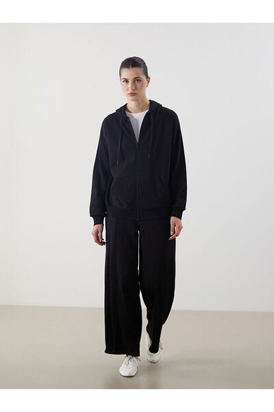 LC Waikiki Women's Wide Leg Sweatpants with Elastic Waist