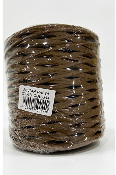 hobi dünyası evim 1 Adet Kahverengi İthal Rafya Kapıt İp 200 Gram Çanta Şapka...