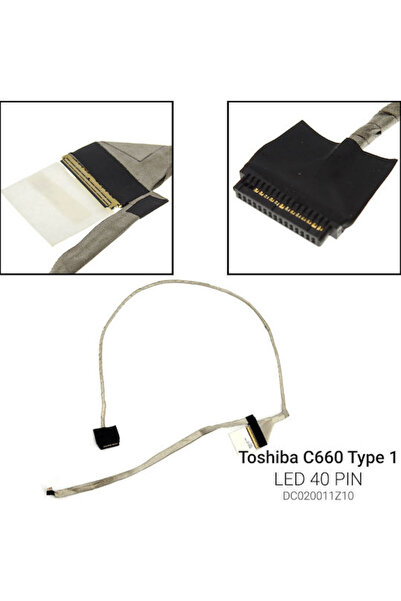 Toshiba Καλώδιο Flex Οθόνης για Laptop C660/C660D/C660G/C665