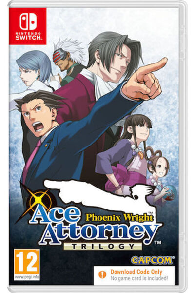CAPCOM Φοίνιξ Ράιτ: Τριλογία Ace Attorney (Κωδικός σε Κουτί) Παιχνίδι για Switch