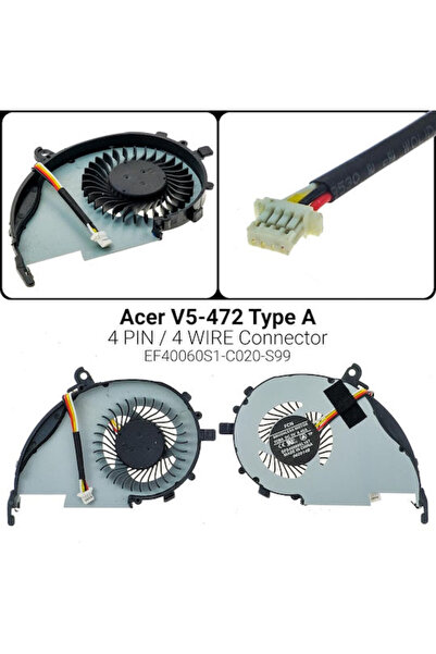 ACER Ανταλλακτικός ανεμιστήρας φορητού υπολογιστή για V5-472 Τύπου Α