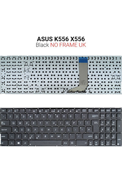 ASUS Πληκτρολόγιο φορητού υπολογιστή για K556 X556 χωρίς πλαίσιο και με αγγλι...