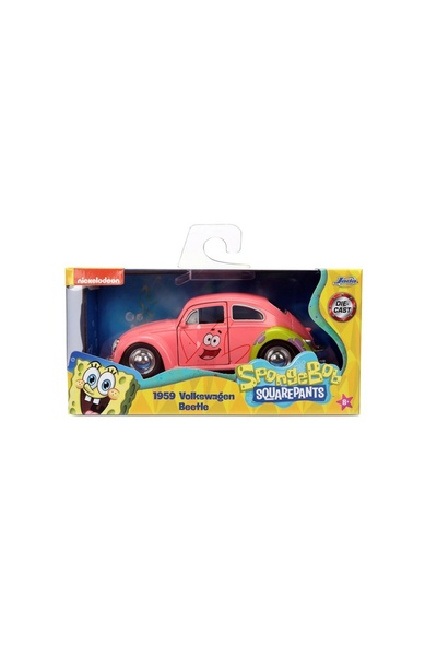 Jada Sünger Bop 1959 Volkswagen Beetle, Spongebob Squarepants 1/32