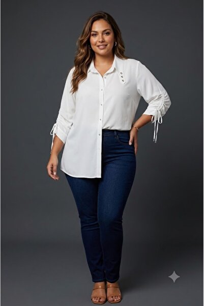 elma abone Plus Size Women's Awesome Different Style Shirt Blouse