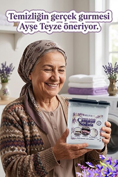 yavulu Lavanta Kokulu Çamaşır Sodası 1KG (Özel Kutusunda)