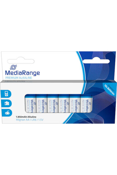 MediaRange 10 τεμάχια Αλκαλικές Μπαταρίες AA Premium 1.5V Κωδικός: MRBAT105