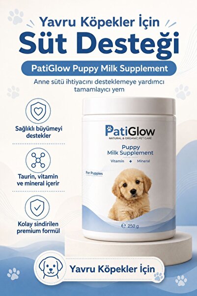 Pati Glow Yavru Köpek Süt Tozu Anne Sütü Destekli 250 gr