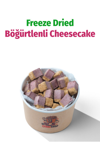 ÇITLAT ÇEREZ SHOP Freeze Dried Böğürtlenli Cheesecake –Kurutulmuş Çıtır Chees...