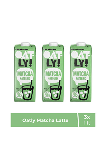 Oatly Matcha Yulaflı İçecek 1 LT X3 Adet