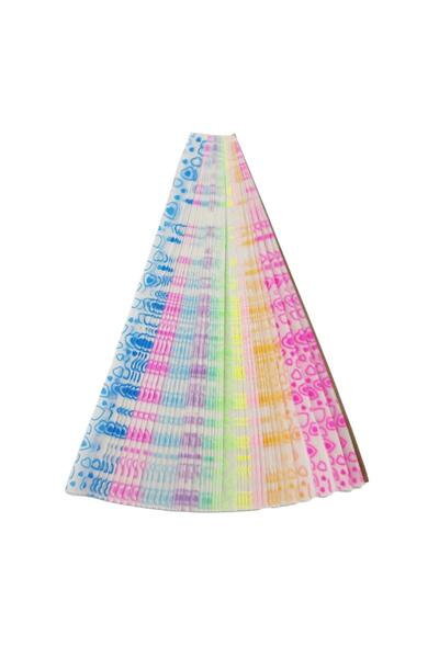 OEM Set 70 benzi din hartie pentru origami, diverse culori, 22CM