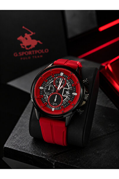 G Sport POLO Premium Silikon Kordonlu Erkek Kol Saati (Her Kol Bileğine Uyumlu)