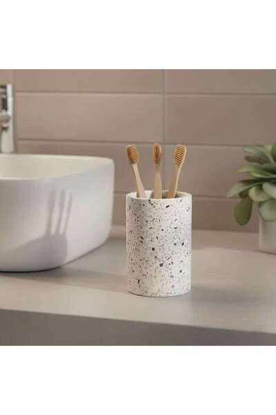 PAN HOME كوب تيرازو 7.8×7.8×11.2 سم - أبيض