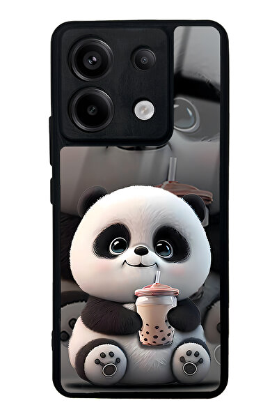 Spoyi Xiaomi Redmi Note 13 Pro 5G Baby Panda Tasarımlı Glossy Telefon Kılıfı