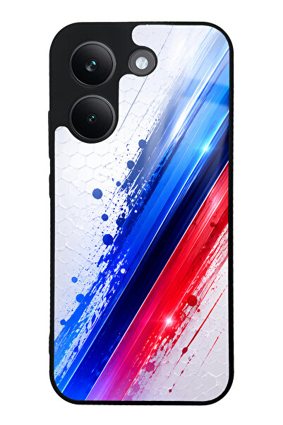 Spoyi Xiaomi Poco X8 Pro Blue M2 Tasarımlı Glossy Telefon Kılıfı