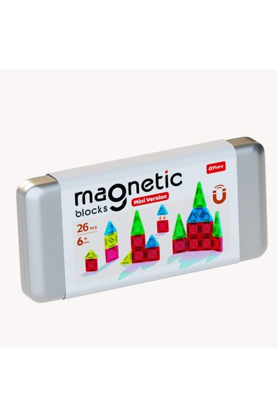 QY TOYS Mini blocuri magnetice 26 piese (Joc de construcție magnetic)