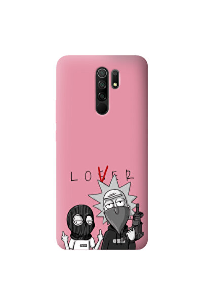 Other Xiaomi Redmi 9 Rick Loser Pink Colored Silicone TPU Θήκη