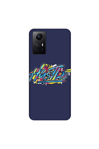 Other Xiaomi Redmi Note 12s Hustle Dark blue Colored Silicone TPU Θήκη